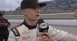 Carson Brown finishes second at Iowa: ‘Wish I was better on the restarts’